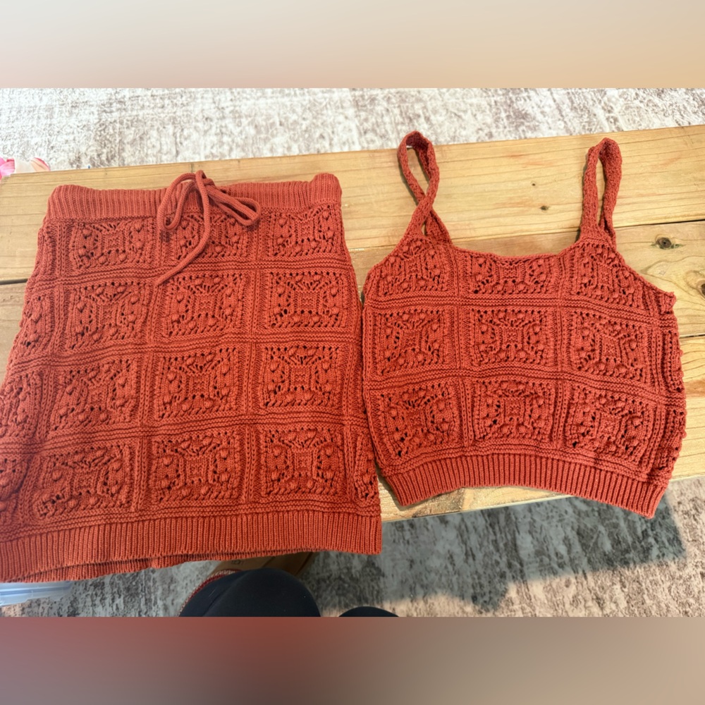 Willow Terracotta Knit Ensemble